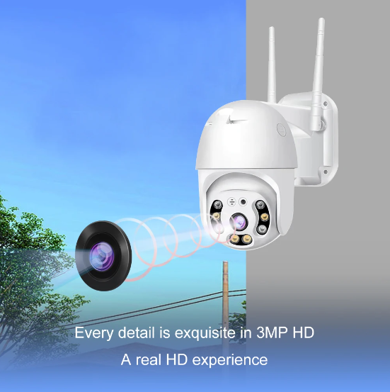 V380 PRO C6S2X HD PTZ WIFI IP Camera 1080p Waterproof Outdoor Color Night Vision Two-Way Talk 360 Degree Robotic PTZ CCTV Camera. 