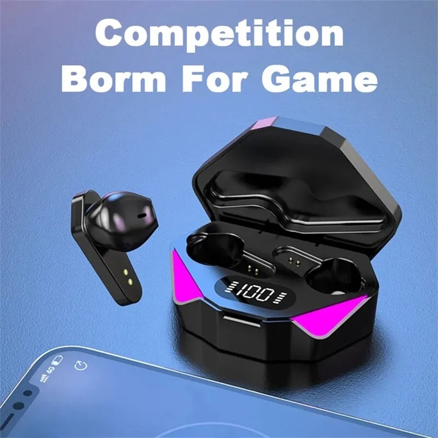 NEW AIR X15 Earphones Bluetooth Wireless Gamer Headphones Sport Low Latency Earbuds fone Gamer Headset Gamer With Mic Handfree_Alpha Bridge. 