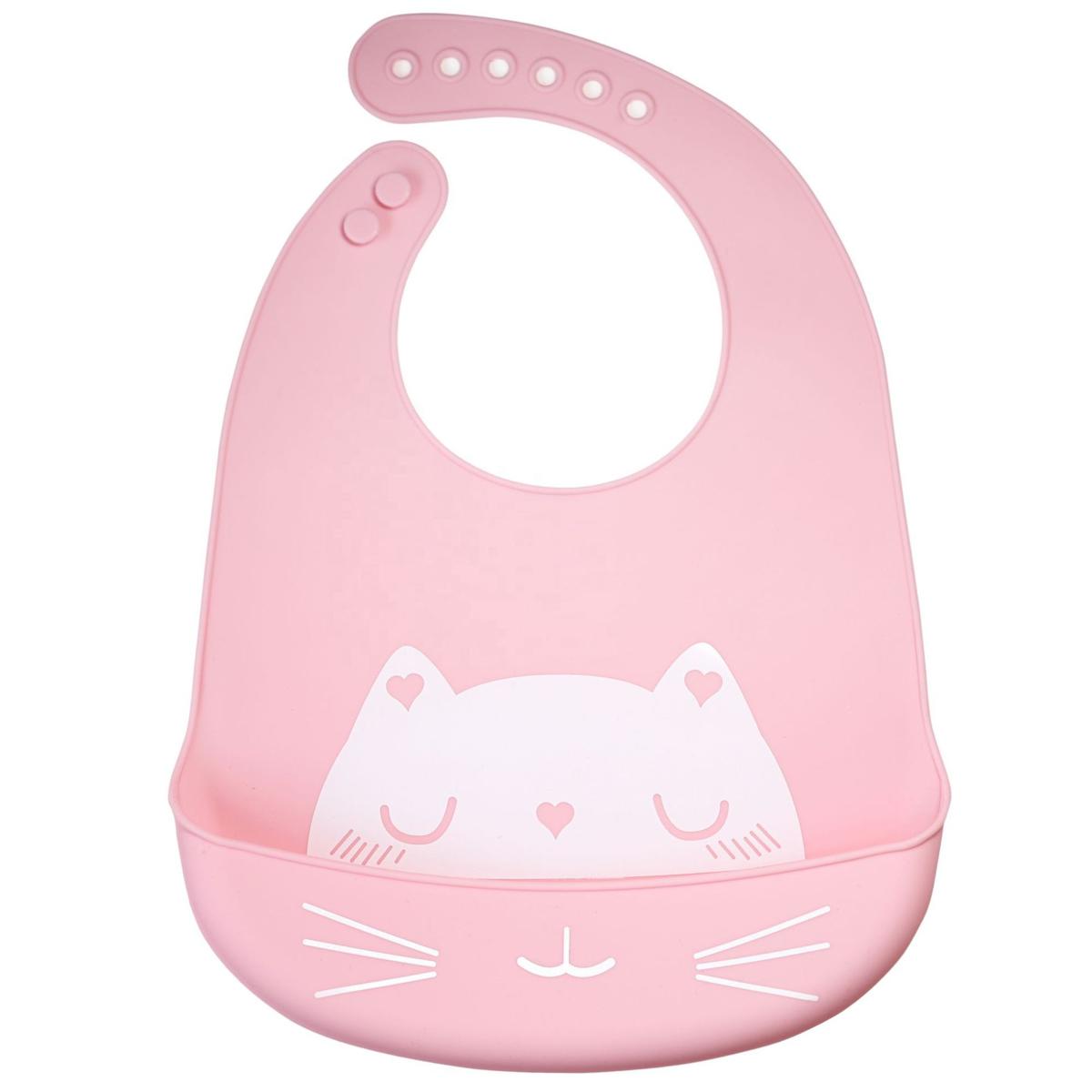 Silicon Baby Bibs, Socub Social Waterproof Silicon Bibs, Bpa Free, With Food Catcher Pocket, Sage, Ether