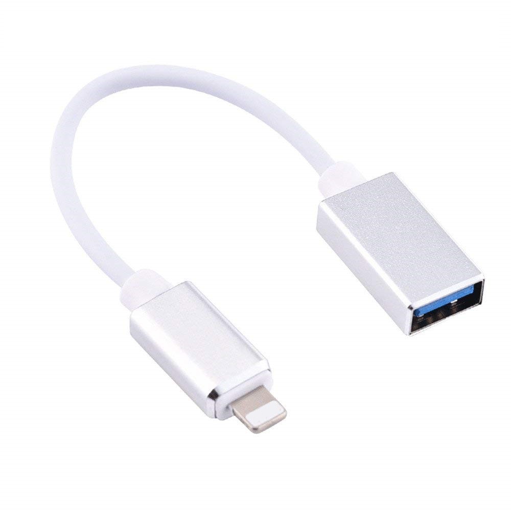 OTG Adapter For iPhone iPad iOS to USB Cable Adapter For Camera SD Card Reader Keyboard Headset Microphone Flash Drive. 