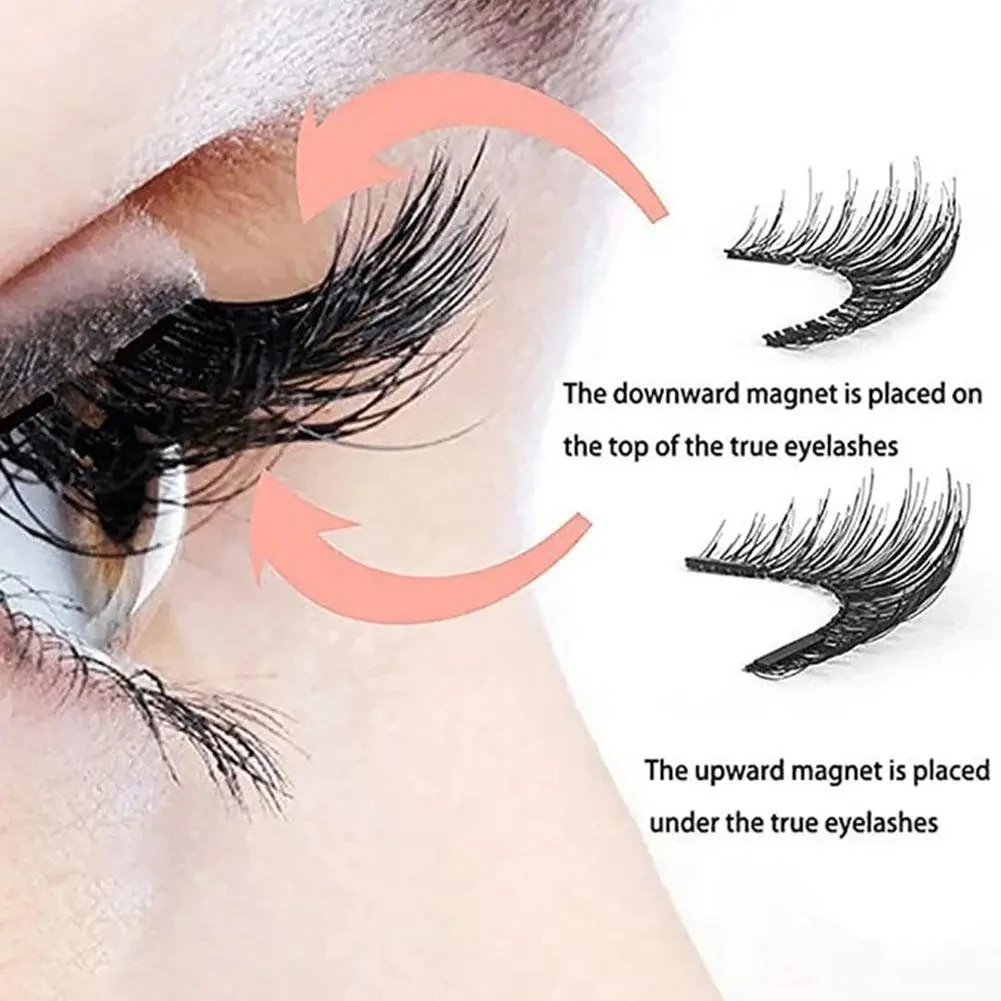 U-shaped Magnetic Eyelashes Applicator False Eyelashes Tool Eyelashes Clip Effort Saving And Easy To Use Makeup Tools. 