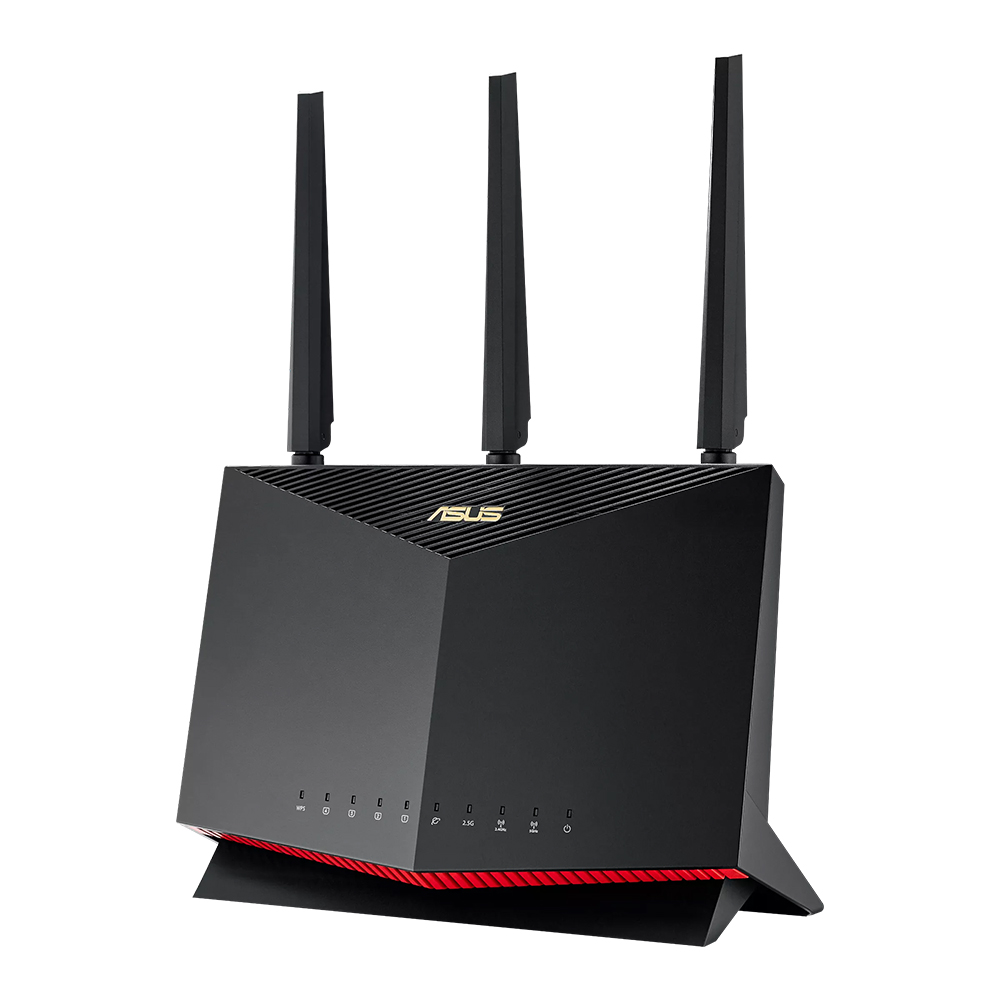 ASUS RT-AX86U Pro AX5700 Dual Band Wi-Fi 6 Gaming Router, PS5 compatible, Mobile Game Mode, Enhanced Network Security with AiProtection Pro and Instant Guard Sharable Secure VPN, Upgraded Parental Controls, 2.5G Port, Gaming Port, Adaptive QoS, Port Forwa. 