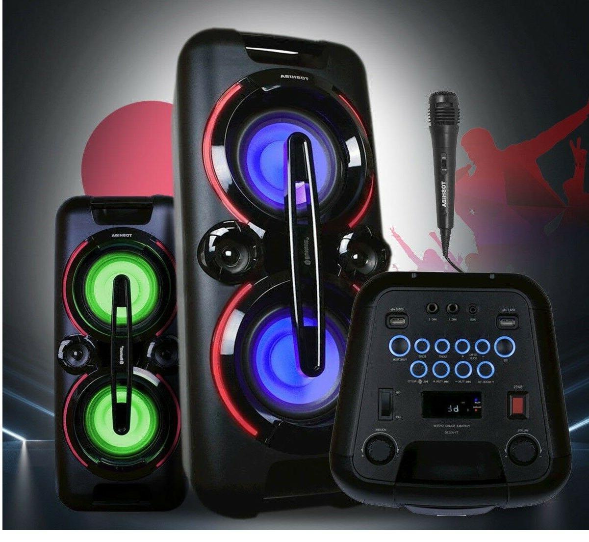 toshiba portable bluetooth fabric speaker