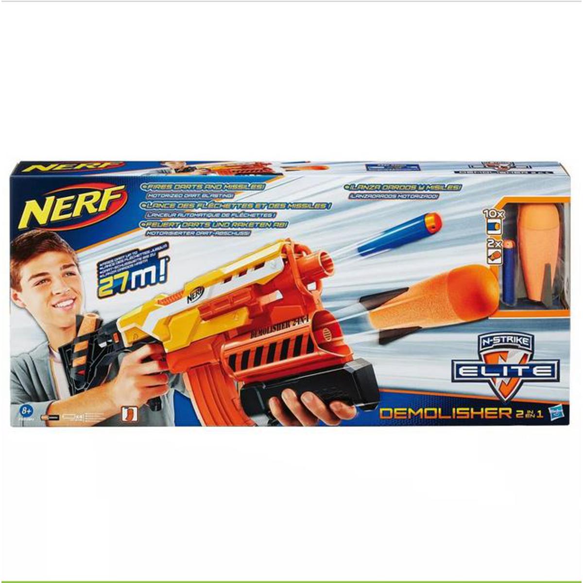 Nerf 2-in-1 N-Strike Elite Demolisher Blaster