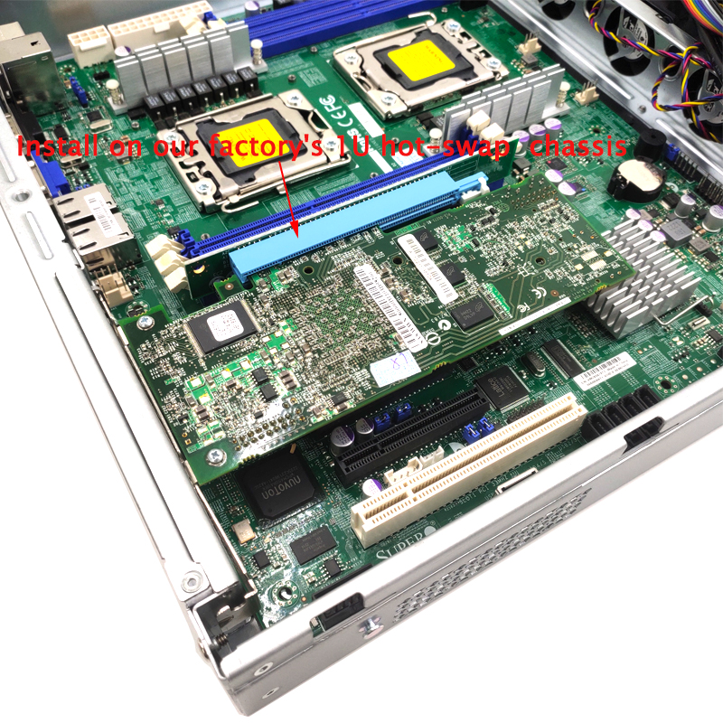 New 1u -E Riser E Express 16x 90 Degree Adapter Riser For 1u Computer Server Chassis. 