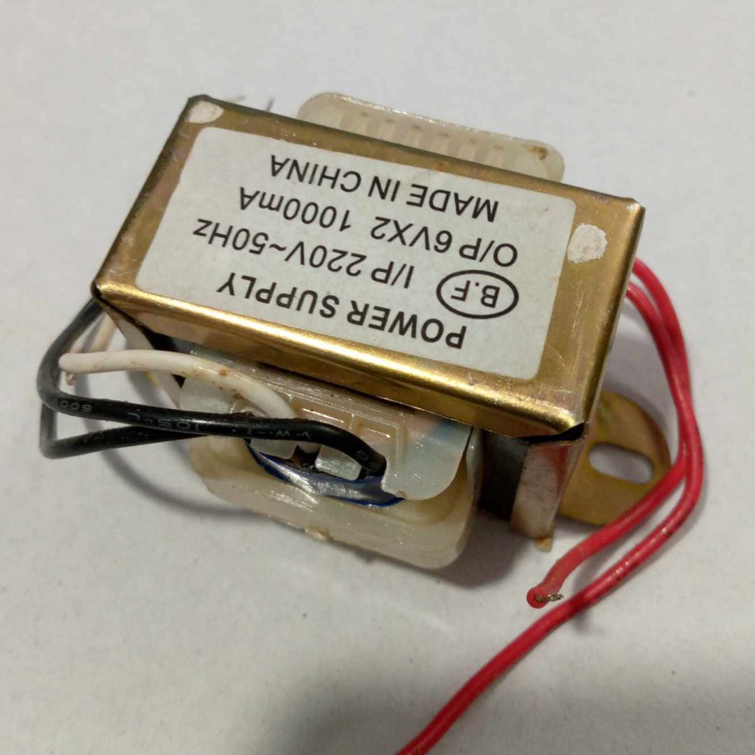 1Amp 6V Transformer 6V-0-6V 1000mA Input AC 220V 50Hz Output DC 6V Volt 1A Step Down Transformers For Power Supplies Adapters Electronics Project DIY - Multi Plug - Multi Plug. 