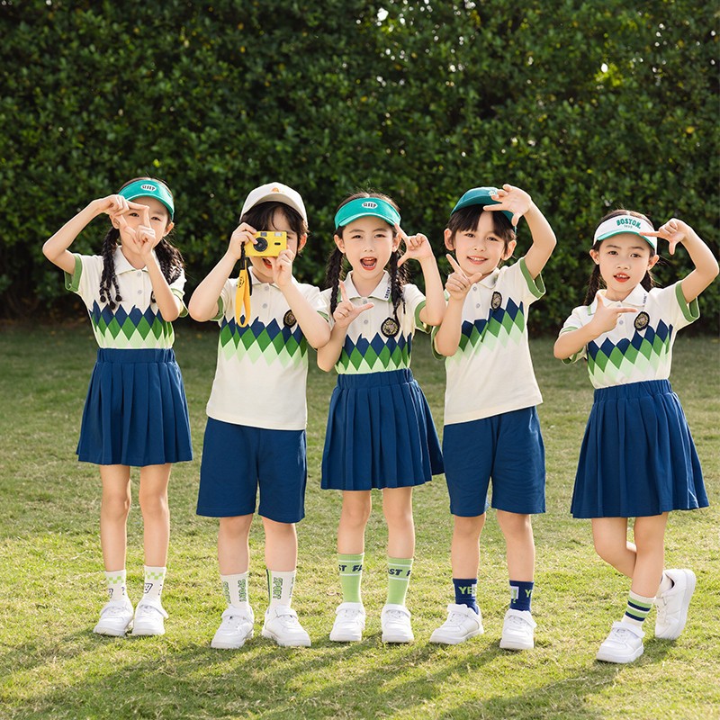 Primary school uniforms custom Huzhou Zhili garment factory children's class uniforms kindergarten clothes OEM source factory