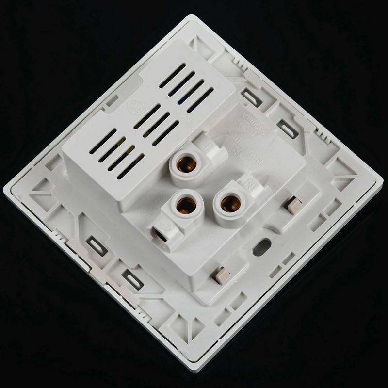 6X 2.1A Dual USB Wall Charger Socket Adapter Universial Power Outlet Panel wite Switch. 