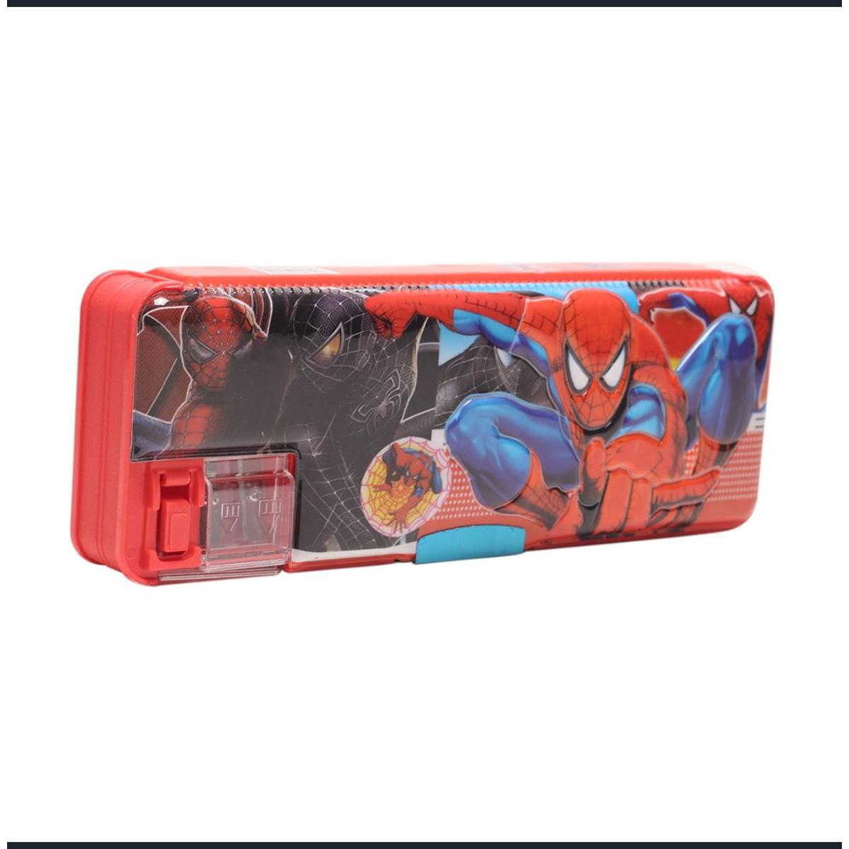 Spiderman Pencil & Pen Box with double sharpener