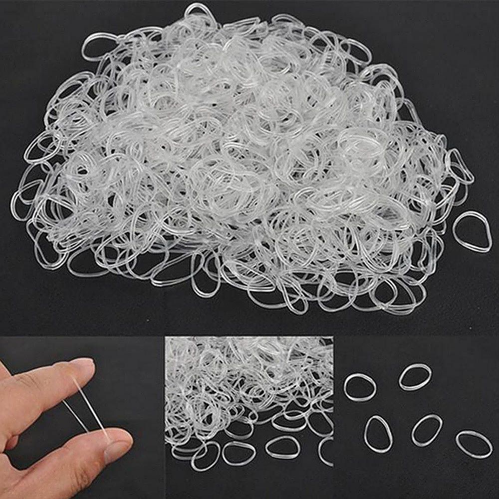 Girls Hair Styling Tool Elastic 500 Pcs Hair Ties Ponytail Holder Ropes Rubber Hair Band