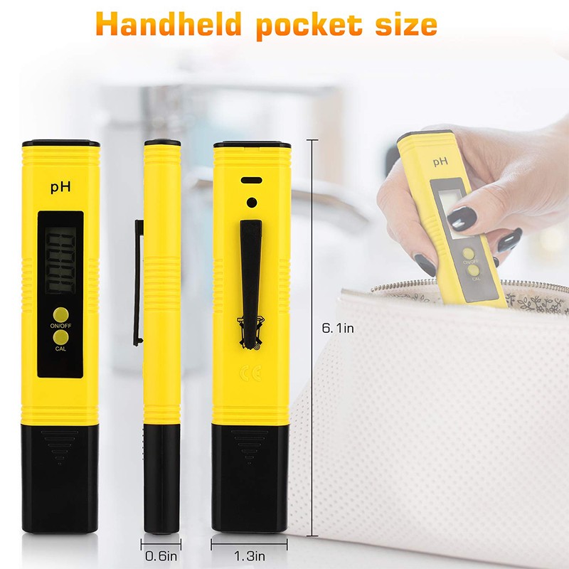 Digital Ph Meter,ph Tester For Water,ph Meter 0.01ph Highprecision Water Quality With Atc,0