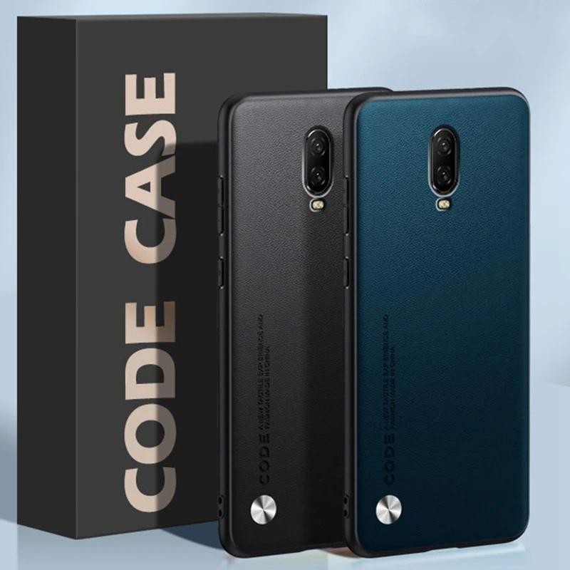 New Phone case OnePlus 6 6T Carbon Fibre Leather Silicone Shockproof Protection Casing For One Plus 6T 6 OnePlus6 T Back cover. 