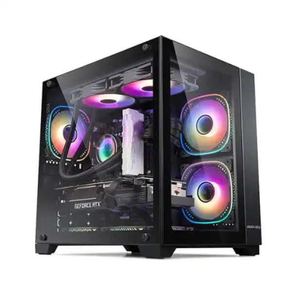 Golden Field Seaview M360B Mini Tower Micro-ATX Gaming Casing. 