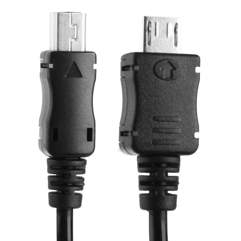 Micro USB Male to Mini 5-pin USB Coiled Cable / Spring Cable, Length: 20cm (can be extended up to 75cm). 