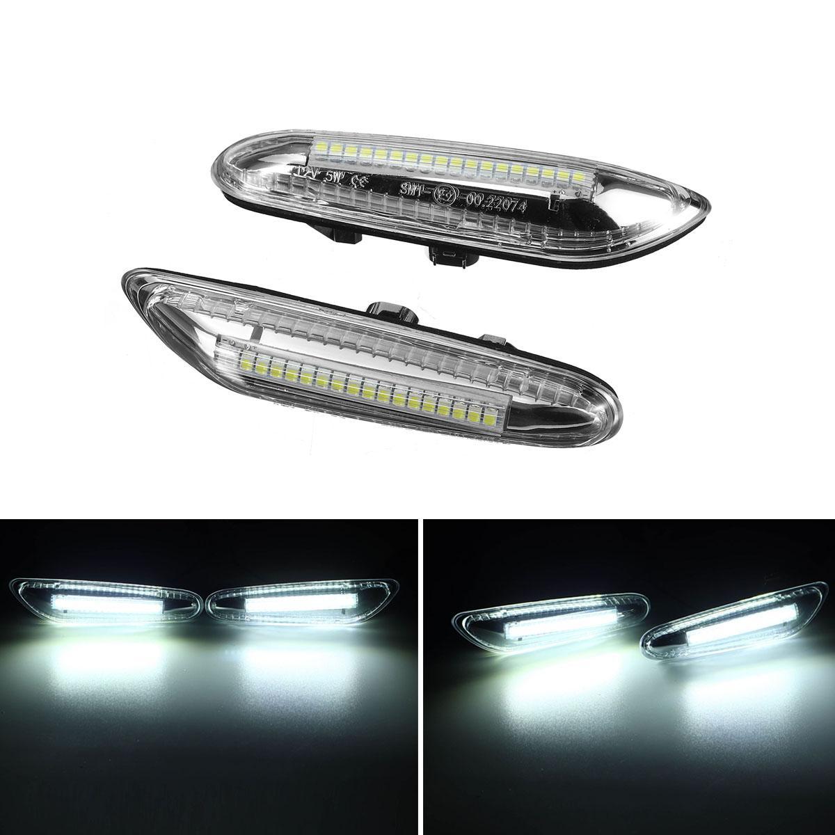 Side indicator lights smoke black 1 pair.