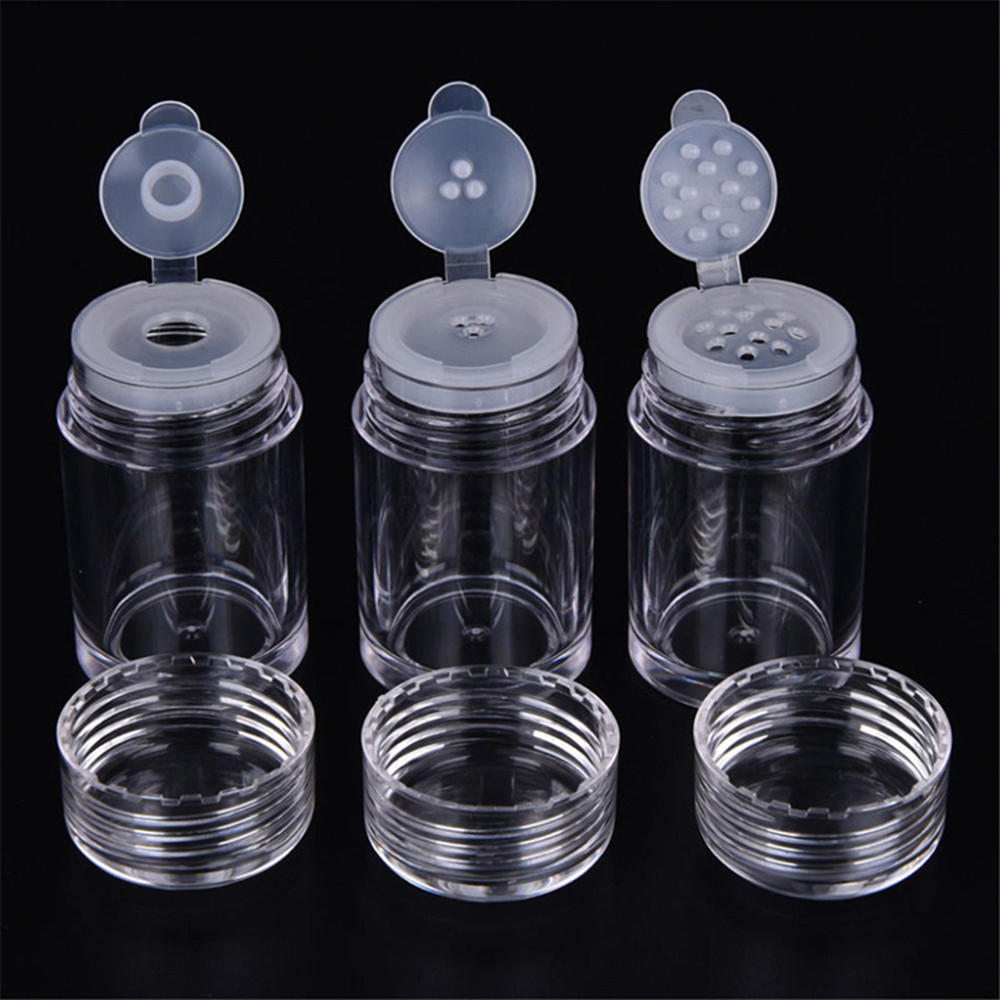 Refillable Cosmetic sifter Portable 10ml Empty Loose powder jar Makeup tools Container for Cosmetics storage Travel-friendly