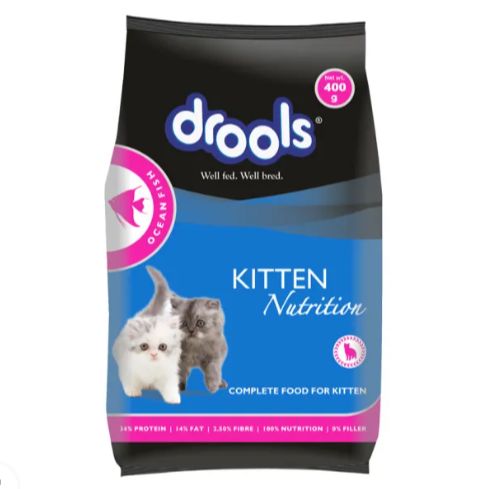 Drools Ocean Fish Kitten Cat Food, 400gm