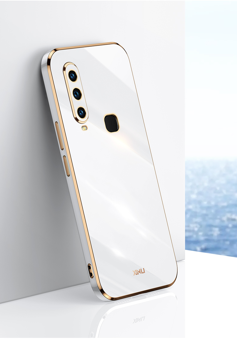 For Samponi Z30 New Back Cover 6D Back Case Luxury Ultra Golden Plating Phone Cases My Cases Soft Tpu Silicone Shockproof Camera Protective Casing Cover - Phone Back Cover - Phone - Camera. 