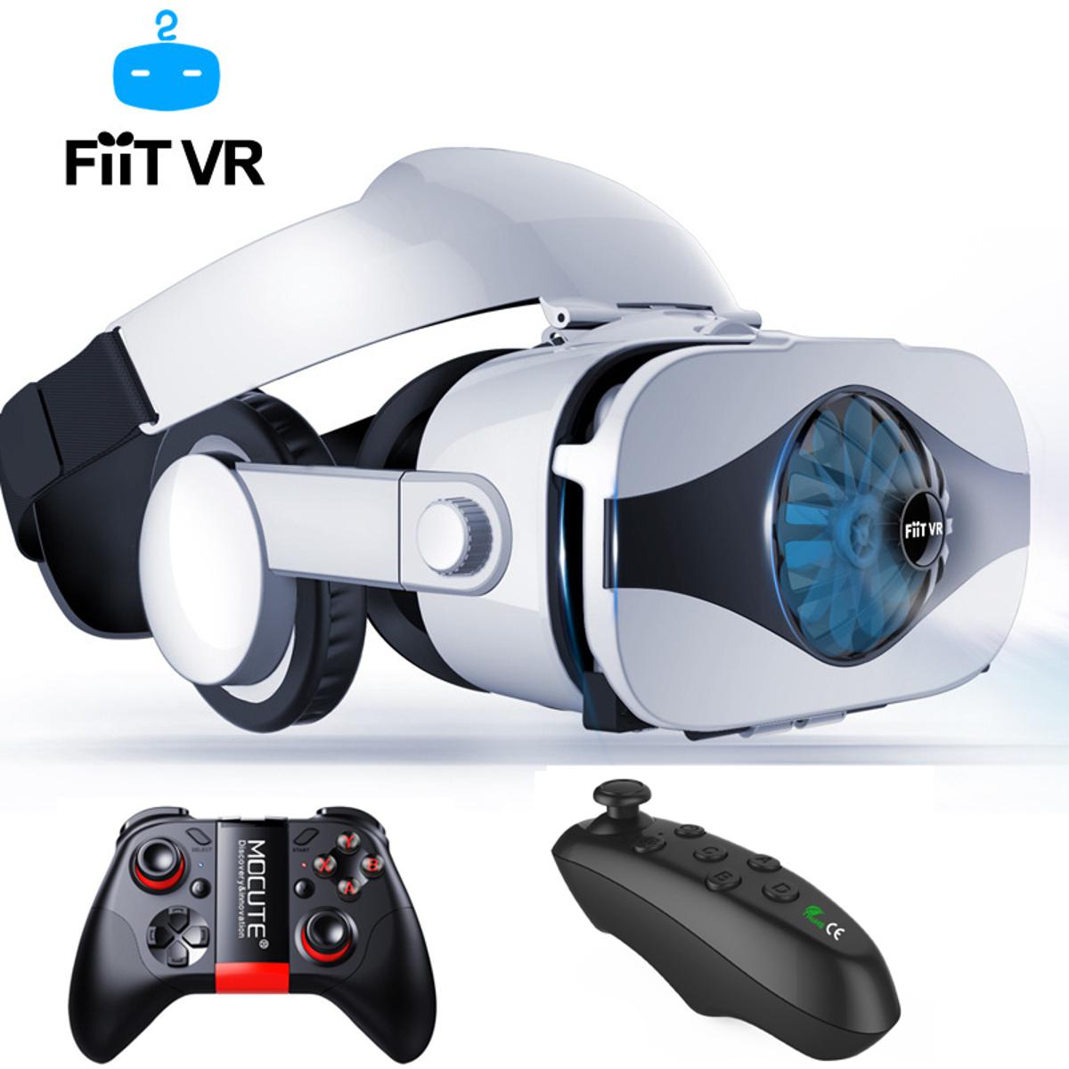 Fiit VR 5F headset version Fan cooling virtual reality glasses 3D glasses Deluxe Edition helmets Optional controller