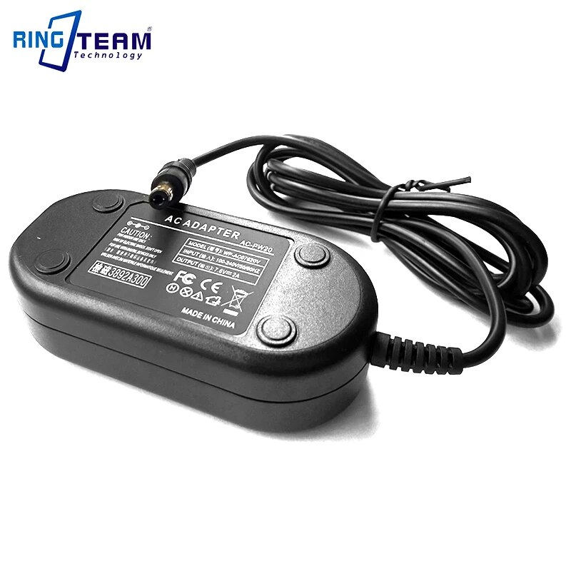 AC Power Adapter AC-PW20 PW20 PW20AM for Sony Alpha 3 5 7 A7 A7ii A7S A7R NEX A33 A55 A5000 A6000 A6300 A6500 A7000 Cameras. 