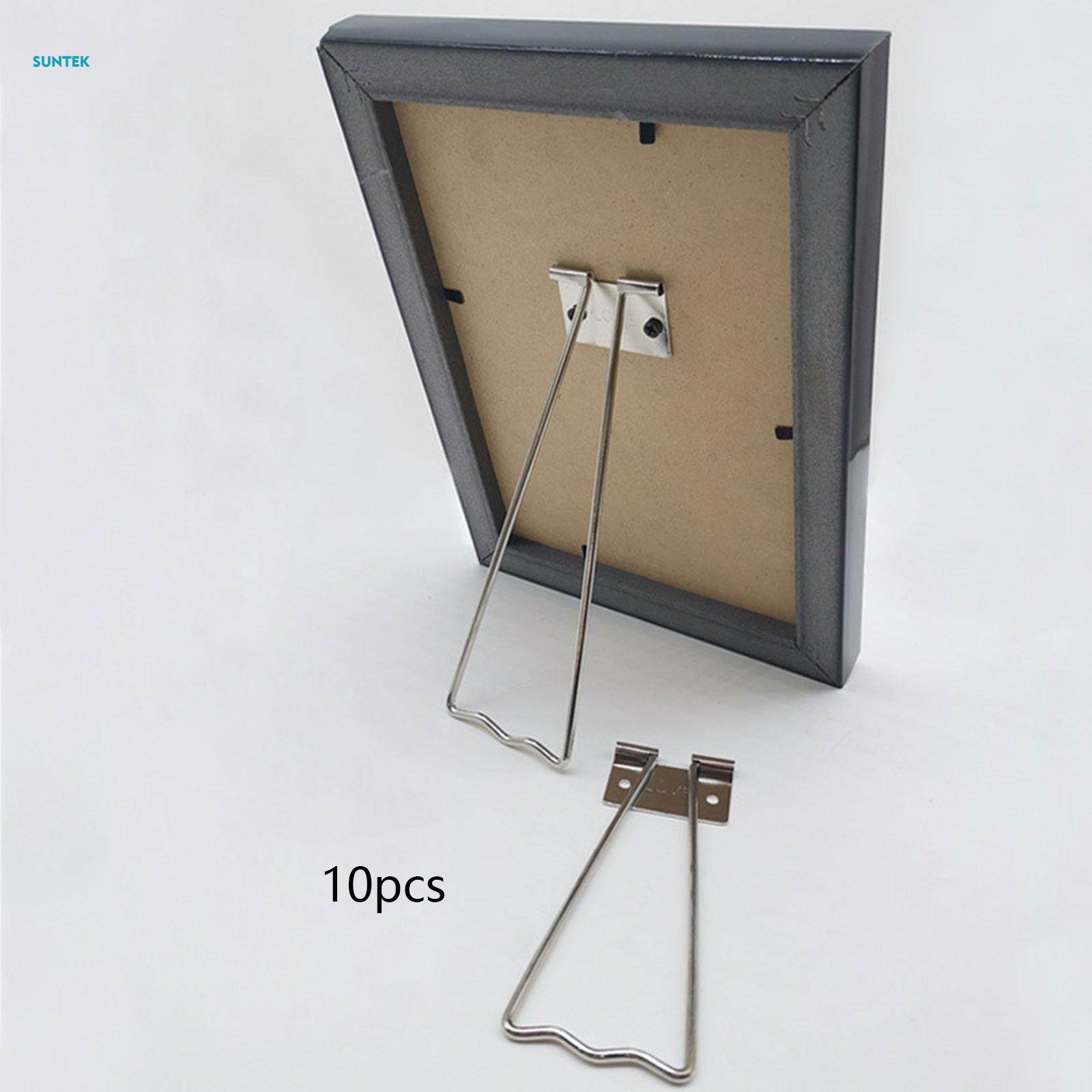 10Pcs Photo Frame Easel Back Stand Picture Frame Stands Backboard Holder