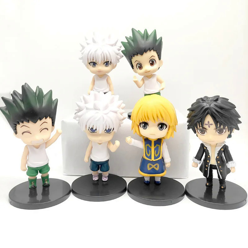【Solitary waves】Anime Hunter x Hunter Figure Killua Zoldyck Gon Freecss Action Figure Kurapika Hisoka Kulolo Lushilufelu Figurine Collection Toy