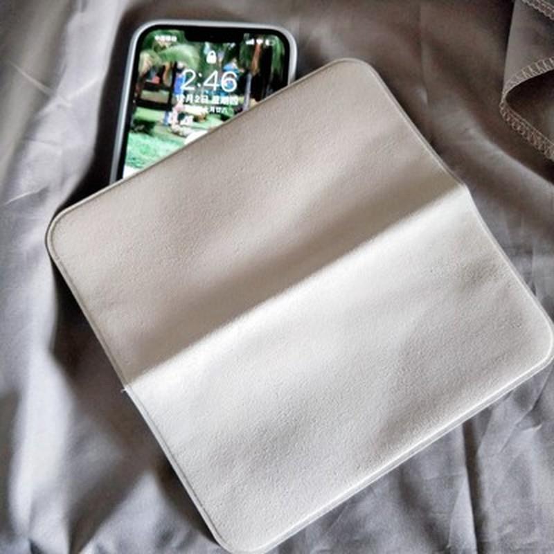 Dust Fingerprint c Screen Cleaner Gray tch ma indicator mobile phone Ap polishing cloth for display 10pcs universal mobile phone cleaning cloth ple wa. 