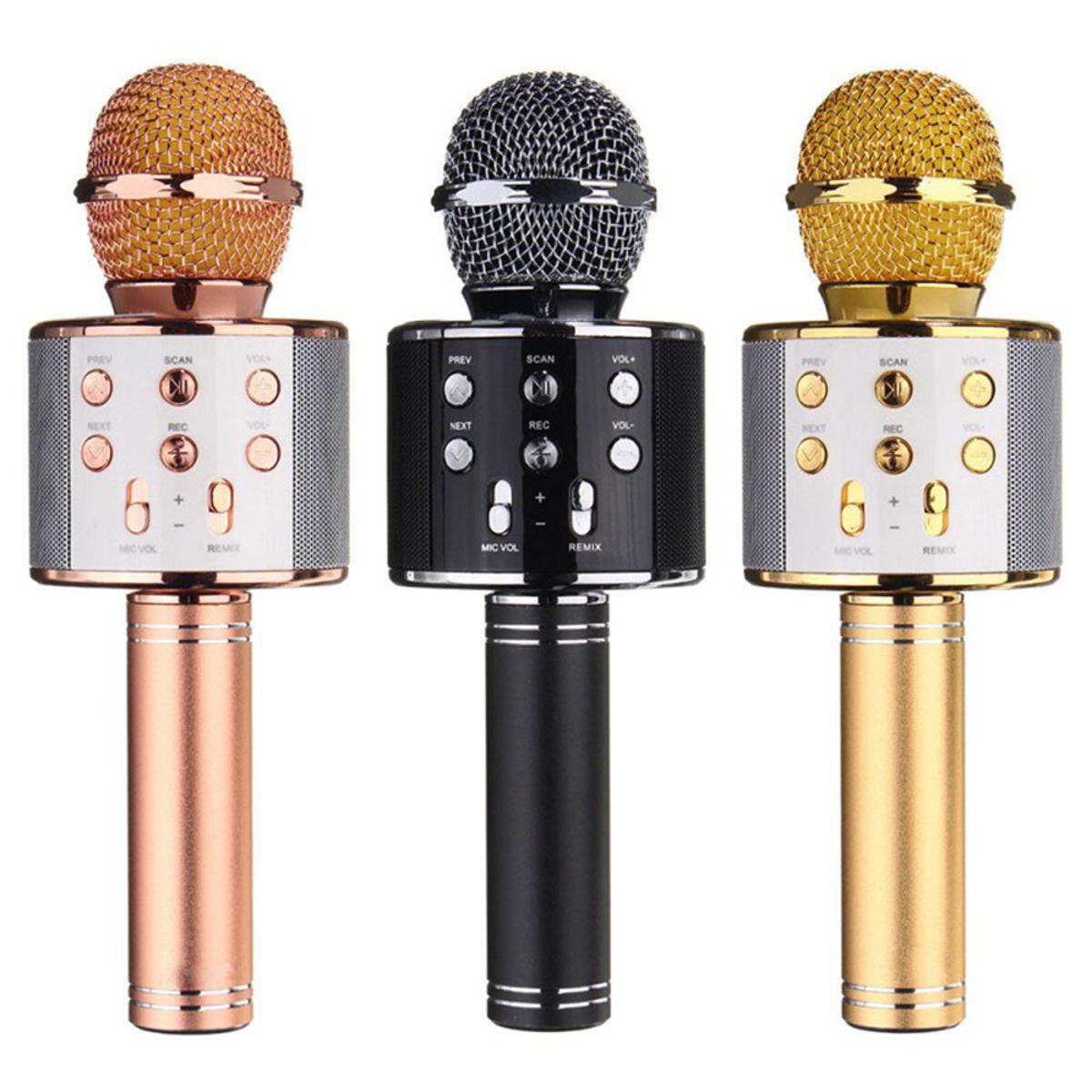 Wireless Bluetooth Microphone Speaker Karaoke WS-858