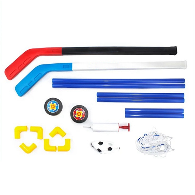 DIY Soccer Net Gate Mini Outdoor Indoor Gate Goal Sports Football Frame Toy Kids Size Set Practice + Ice Hockey Set. 