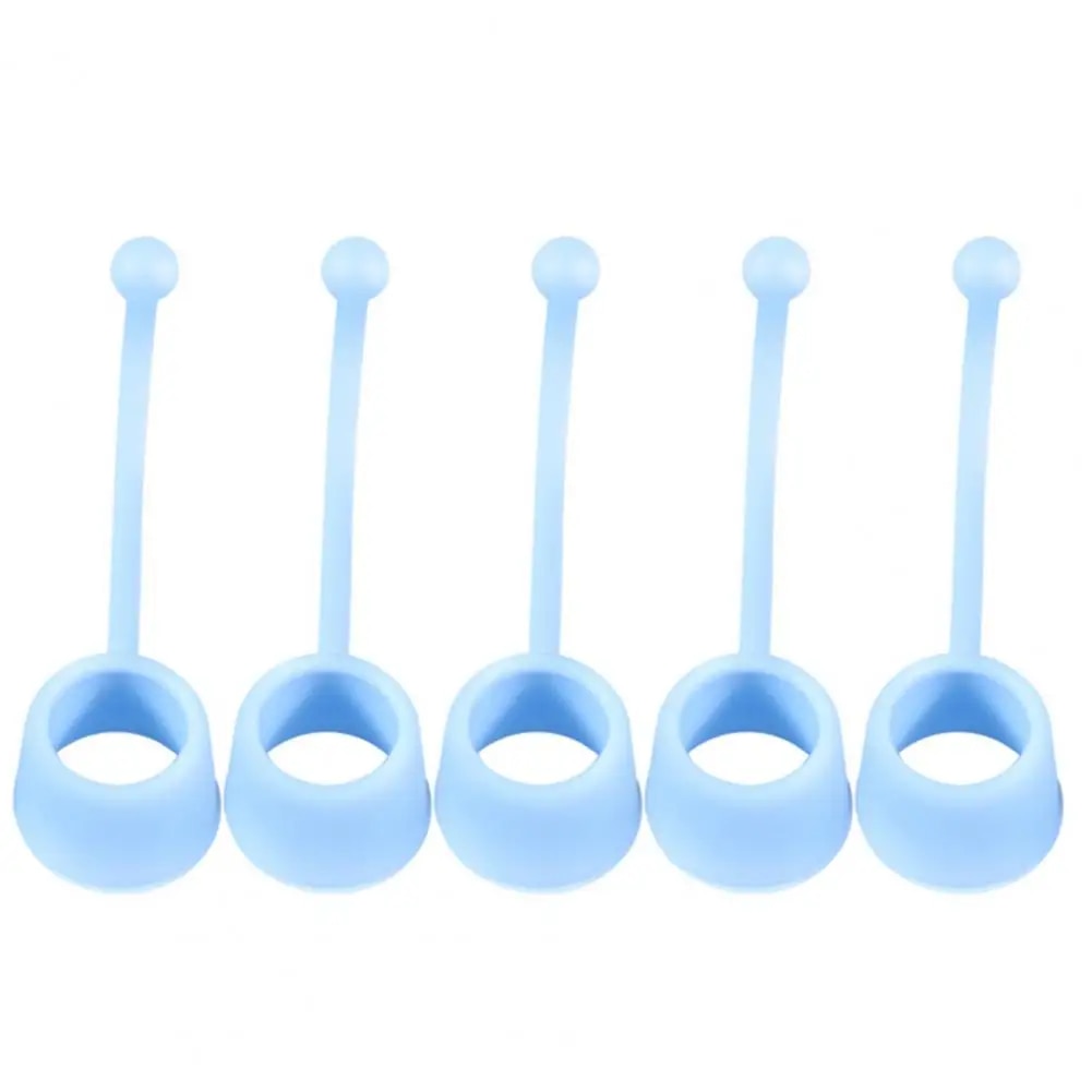 5Pcs 10/20/40/60/75LB Finger Gripper High Elasticity Ergonomic Comfortable Grip Finger Flexion Extension Training DeviceBasketball. 