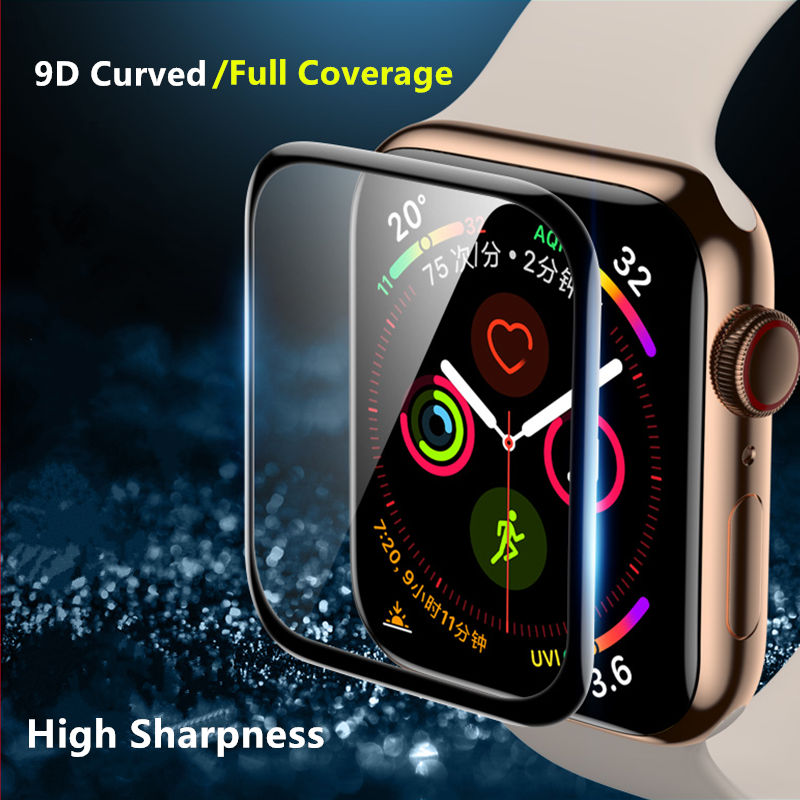 Screen Protector For Apple Watch 5 4 44mm 40mm Iwatch Series 3 2 1 42mm  38mm 9d Hd Soft Film Apple Watch Accessories Glass: Buy Online at Best  Prices in Bangladesh | Daraz.com.bd
