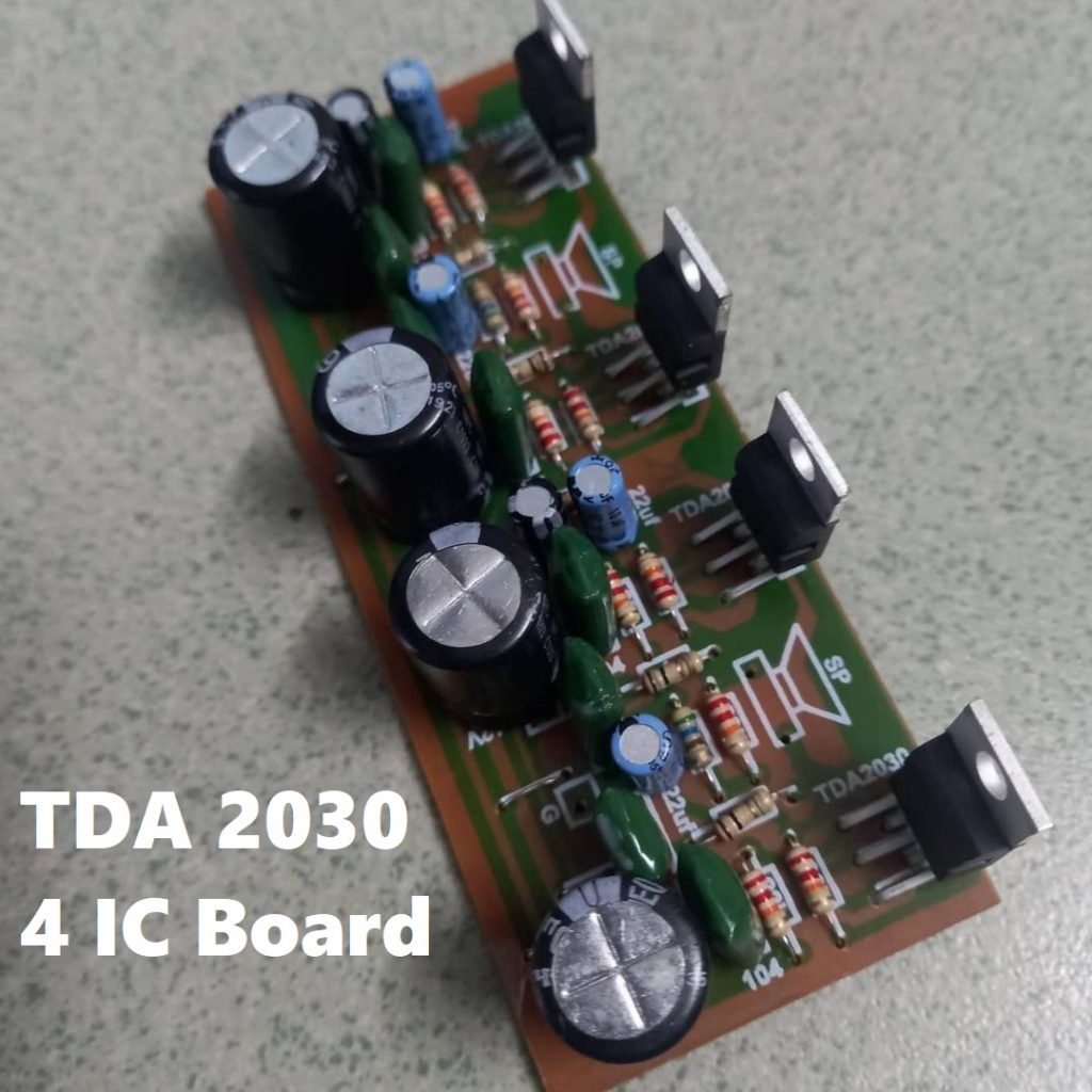 4 IC BANGLADESHI TDA2030A Amplifier Circuit Board For 18W Speaker Dual Channel TDA2030 Amplifier Board Power 12-15V TDA2030A Subwoofer Audio