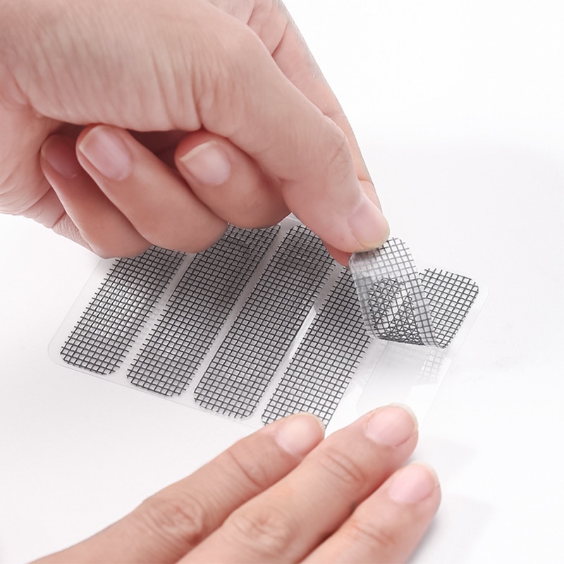 Window Screen Repair Tape Anti Mosquito Fly Bug  Tape Self-adhesive Net Door Mosquito Mesh Broken Holes Invisible Repair. 