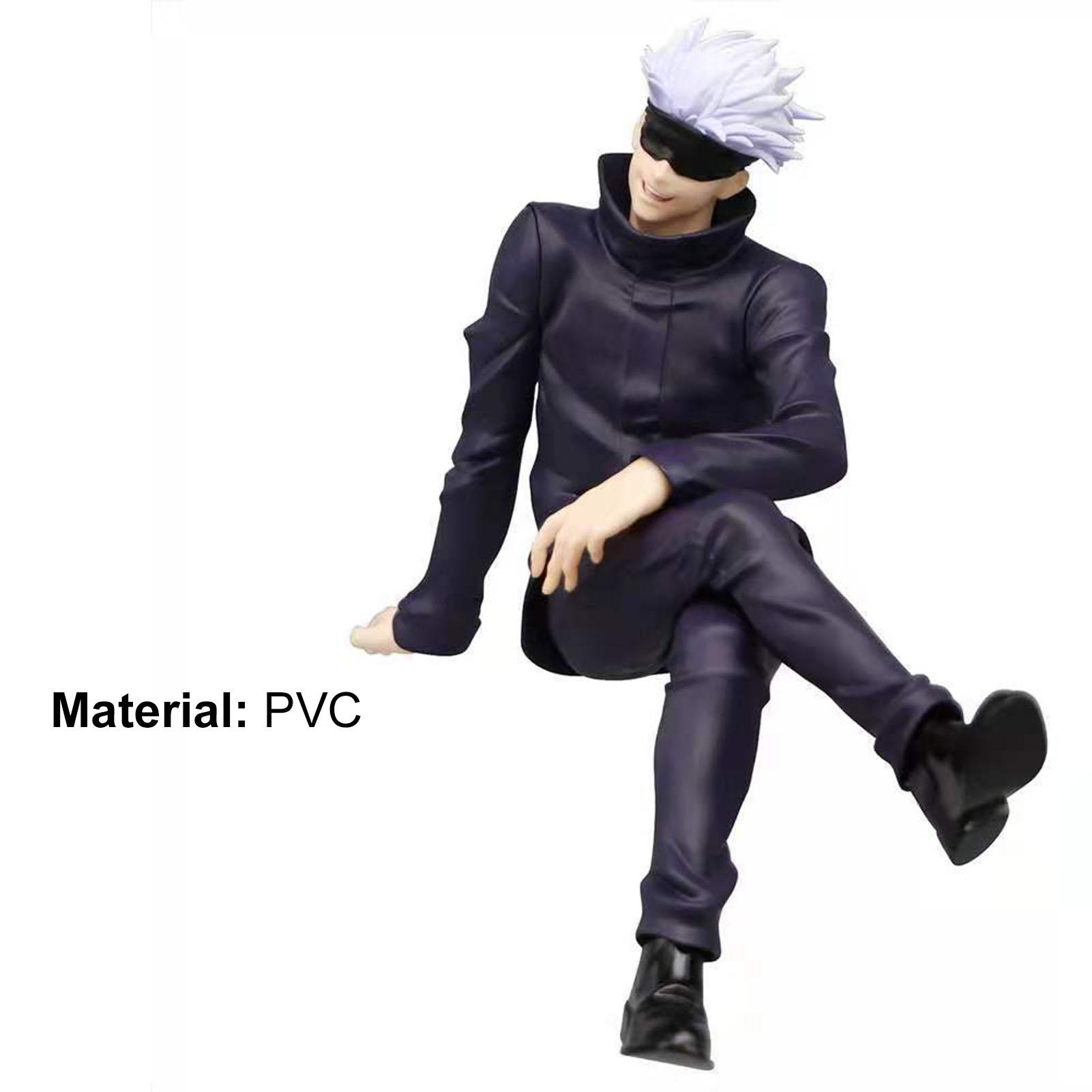 【Yurui】Three-dimensional Model Base Cartoon Jujutsu Kaisen Sitting Posture Satoru Itadori Yuji Model for. 