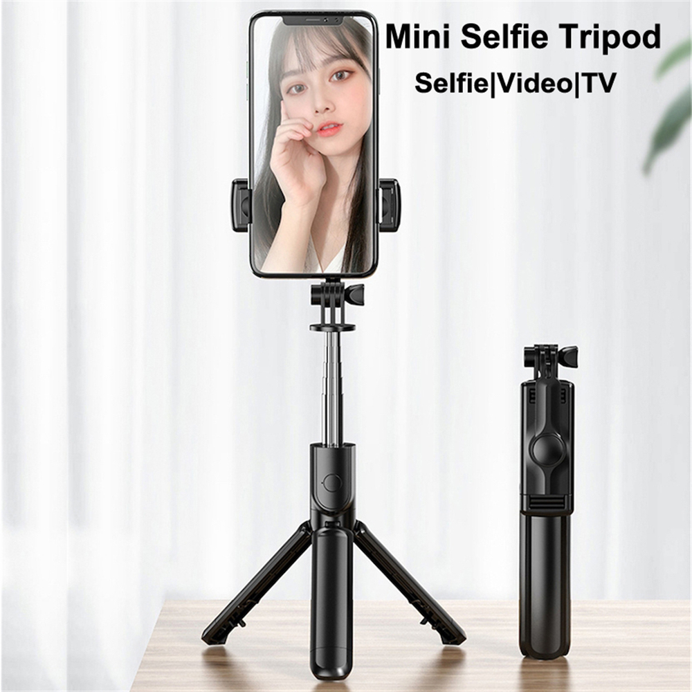 S03 Selfie Stick Mini Tripod 68cm Extended Handheld Slefie Sticks Stand Monopod With Remote Shutter For Travel Video Vlog. 