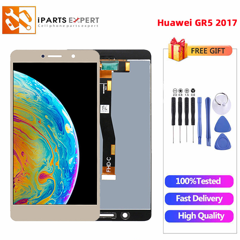 IPARTSEXPERT 5.5'' LCD For Huawei GR5 2017 LCD Display Touch Screen Digitizer Assembly BLL-L21 BLL-L22. 