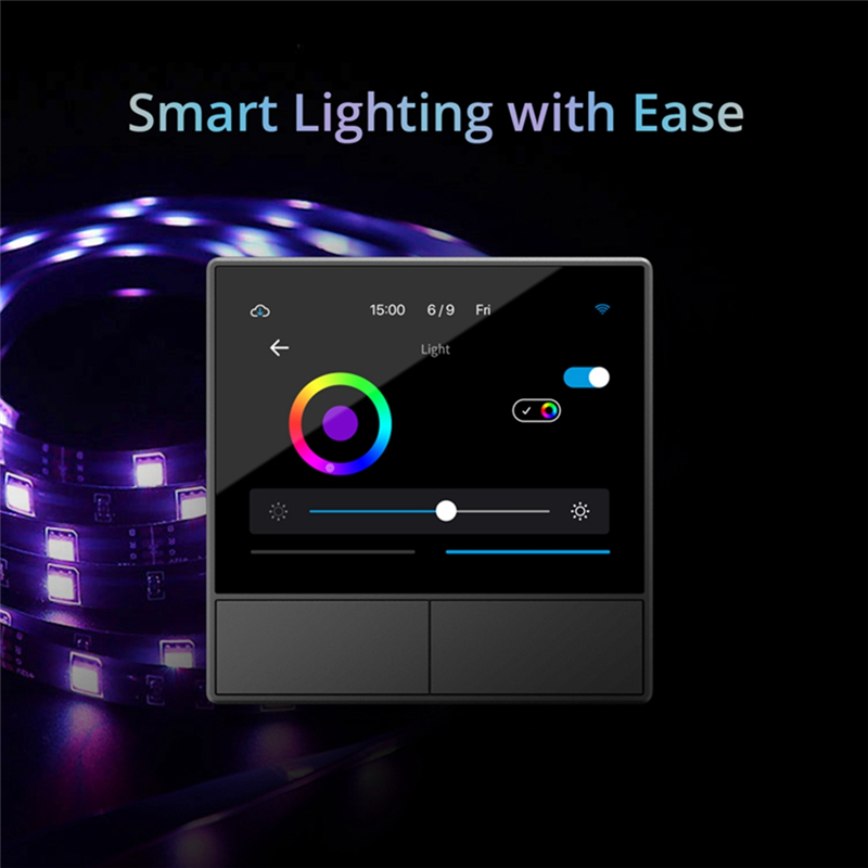 SONOFF NSPanel Smart Scene Wall Switch Integrated HMI Touch Screen Panel Home Automation Thermostat Durable Easy to Use EU Plug. 