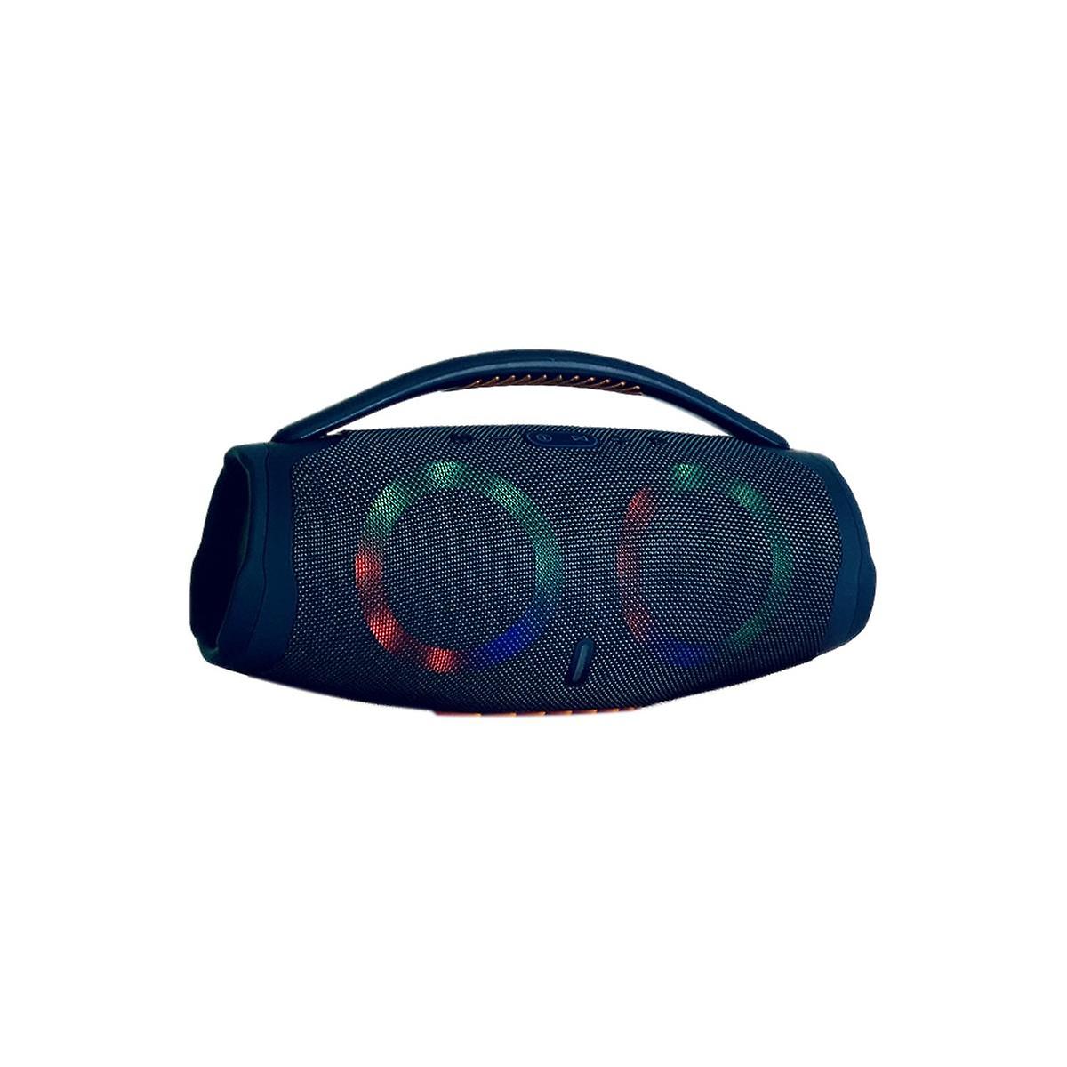 Booms Box 3Led (EXTRA LARGE SIZE) WIRELESS BLUETOOTH RECHARGEABLE SPEAKER Booms Box 3Led WITH POWERFUL BASS SOUND WATERPROOF. 