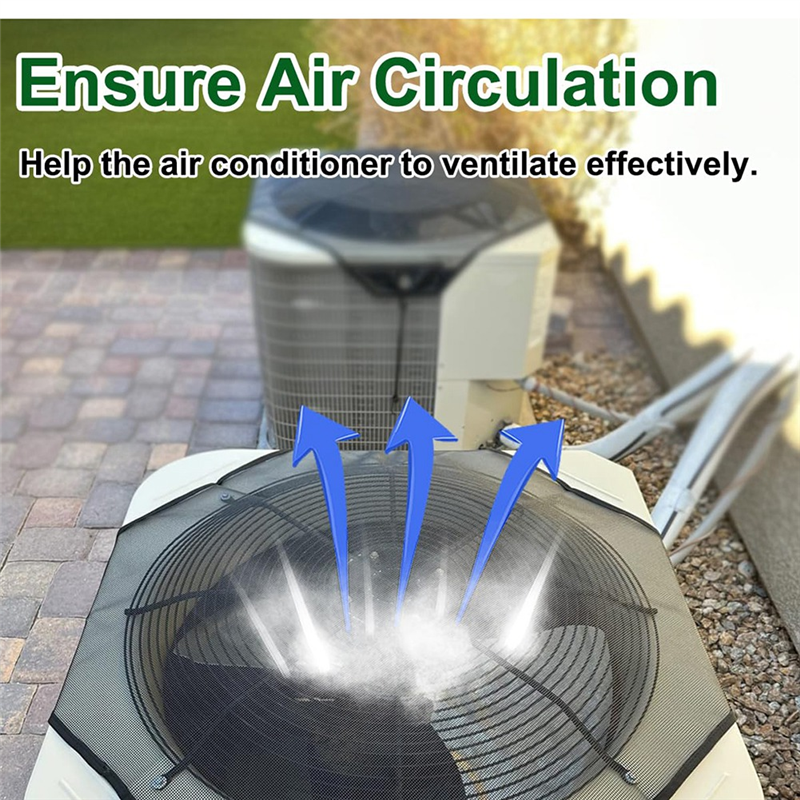 Universal AC Cover for Outside Unit, Mesh Air Conditioner Covers,C. 