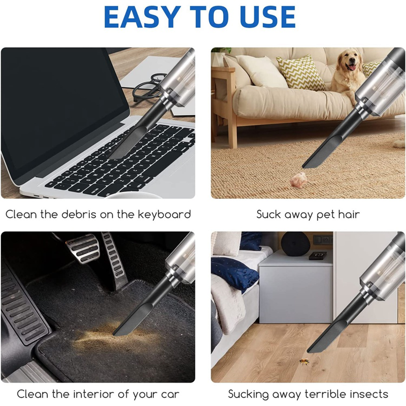 Handheld Vacuum Cordless Bug Catcher for Insect Spider Stink Bug Cockroach Bee, Rechargeable Portable Vacuum Cleaner. 