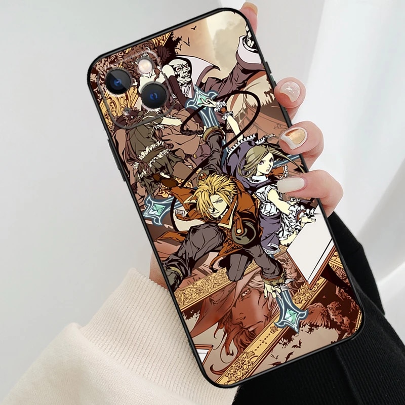Castlevania Phone Case For iPhone 11 12 13 14 15 Pro Max Mini X XR XS Max 7 8 Plus SE 2020 Cover Funda. 