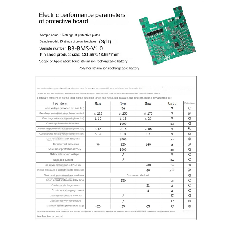 BMS for Ninebot Mini Pro Ninebot Balancing Vehicle Replacement Accessories 54.8V54.8V Lithium Battery Protection Board. 