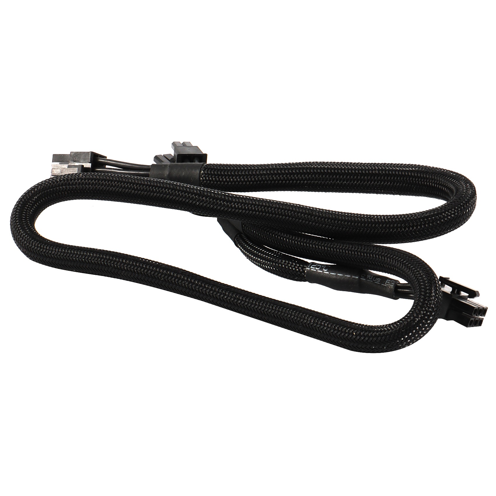 VGA Supply Cable-1 x 8 PIN TO dual 8 pin 6 PIN PCIE VGA Supply Cable-Black