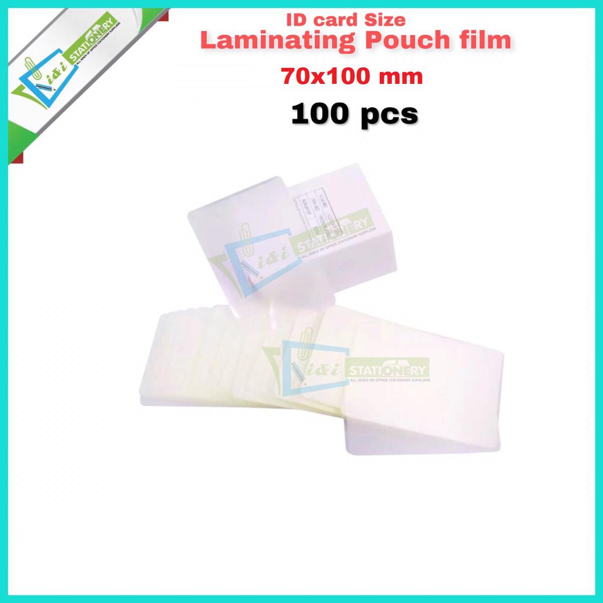 Laminating Film ID Card Size 70×100 mm Pack of 100 pcs