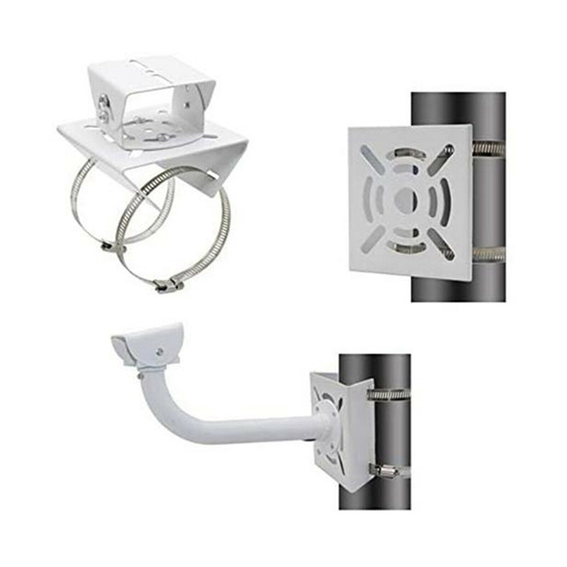 2X Universal Vertical Pole Mount Adapter, with 4 Loops, Wall Mounting Loop Bracket. 