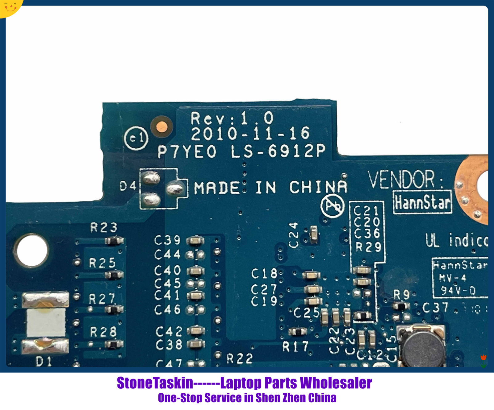 StoneTaskin High quality P7YE0 LS-6912P For Acer Aspire 7750 7756G 7750G LAN Network Ethernet RJ45 Port Board with Cable Tested. 