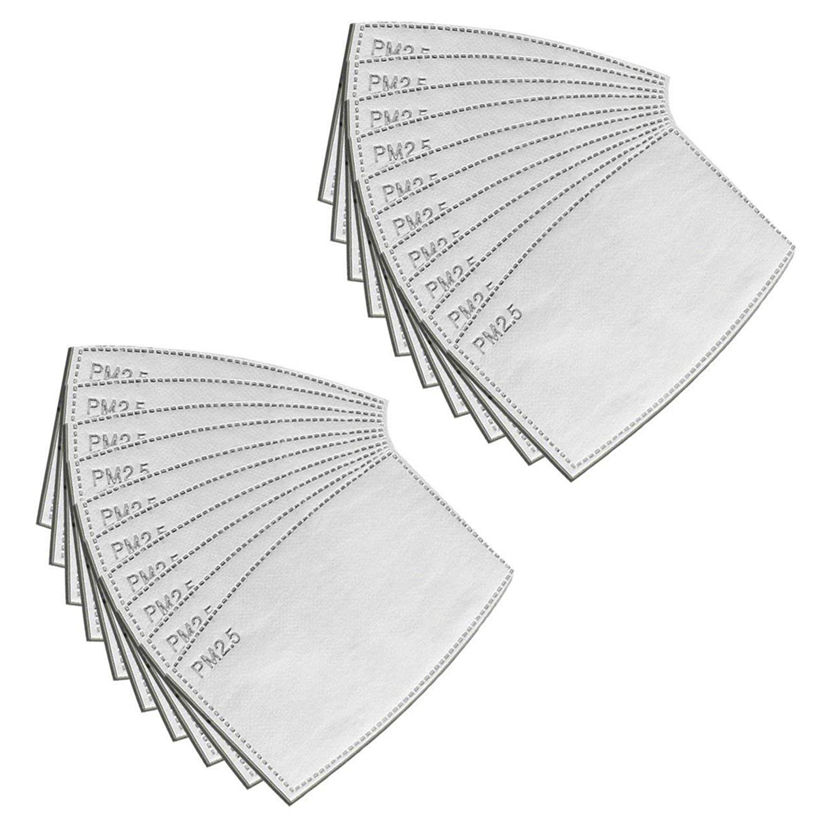 Face Cover Filter PM2.5 Activated Carbon Replaceable Dustproof Filter Protective Equipment. 