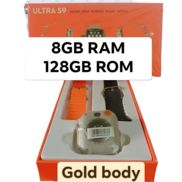 Ultra S9 Max/ Ultra S9/WS10 Ultra/S8 Ultra  5G, 4G Supported Android Smartwatch With Dual Camera   (12GB Ram/256GB ROM)   Smartwatch With Double Straps -259254768. 