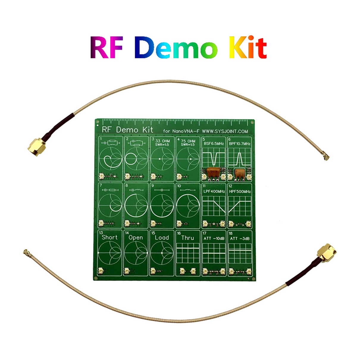 RF Demo Kit -F RF Test Board HAM Vector Network Test. 