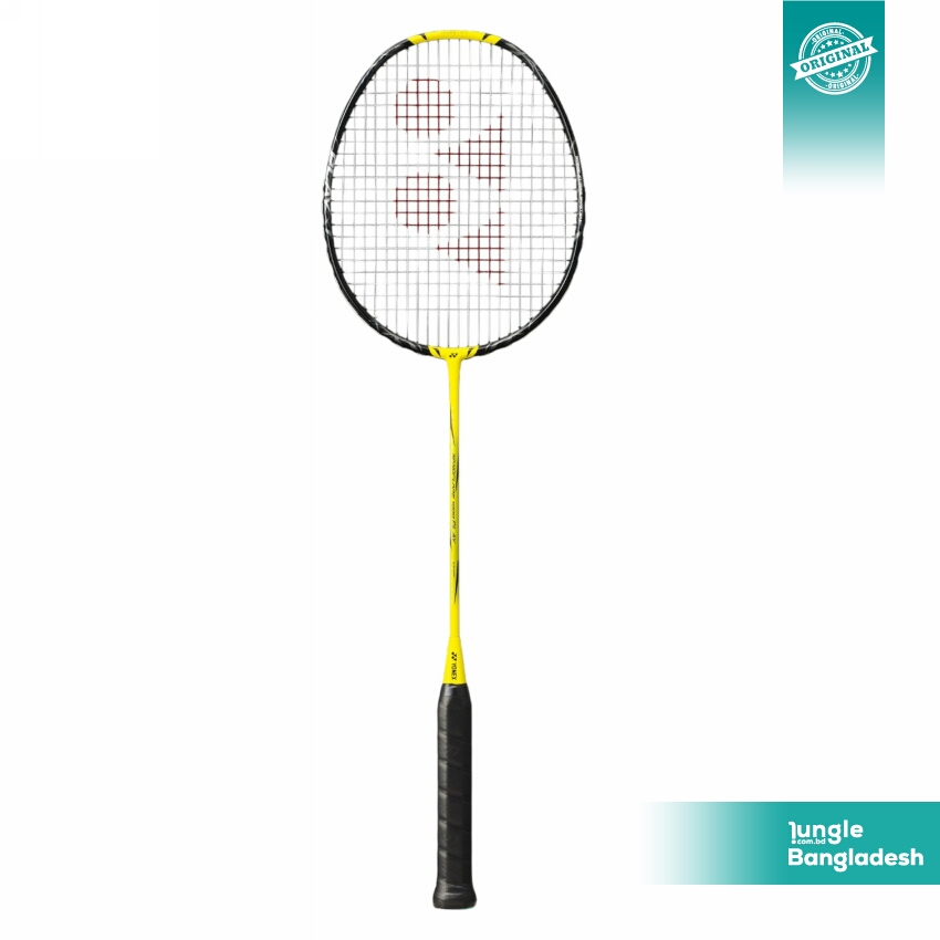Original Yonex NANOFLARE 1000 Play Badminton Racket - Medium Flex, Graphite Frame, Lightning Yellow. 
